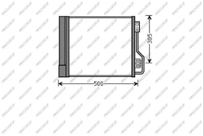 Condenser, air conditioning (ME305C001)