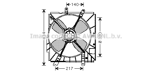 Fan, engine cooling (MZ7502)