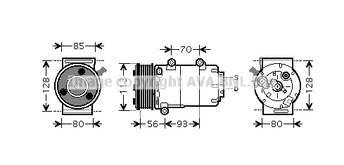 Compressor, air conditioning (FDAK416)