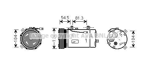 Compressor, air conditioning (FDAK307)