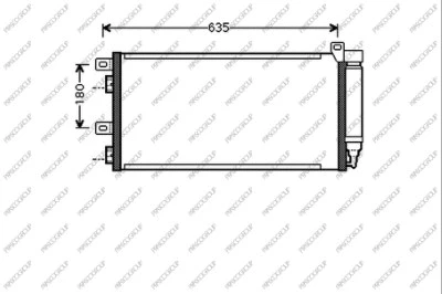Condenser, air conditioning (MN304C001)