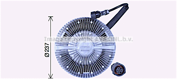Clutch, radiator fan (MEC285)