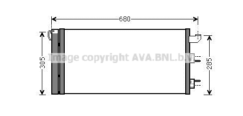 Condenser, air conditioning (FTA5406D)