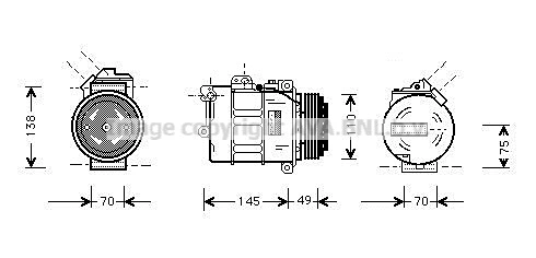 Compressor, air conditioning (BWAK237)