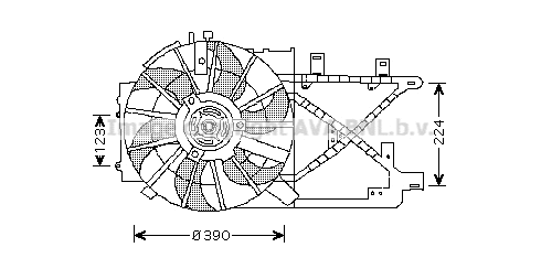 Fan, engine cooling (OL7516)