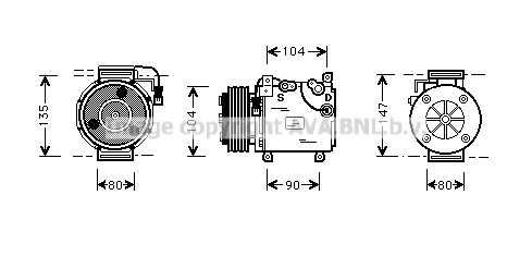 Compressor, air conditioning (MTAK037)