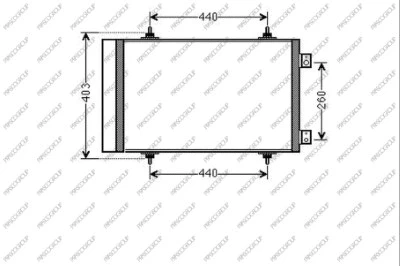Condenser, air conditioning (CI942C002)
