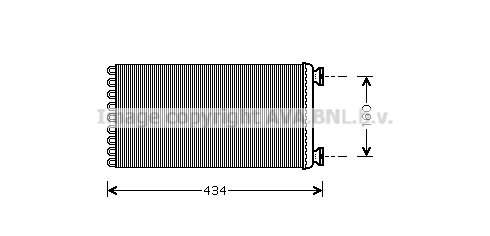 Evaporator, air conditioning (MNV021)