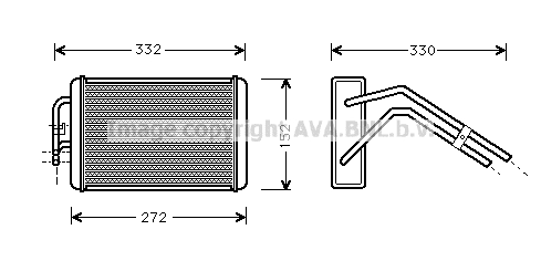 Heat Exchanger, interior heating (FD6291)
