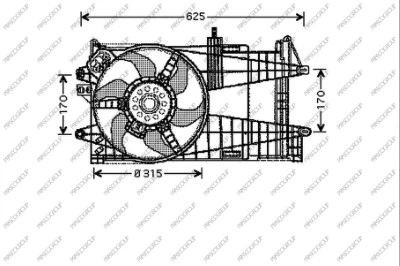 Fan, engine cooling (FT133F007)