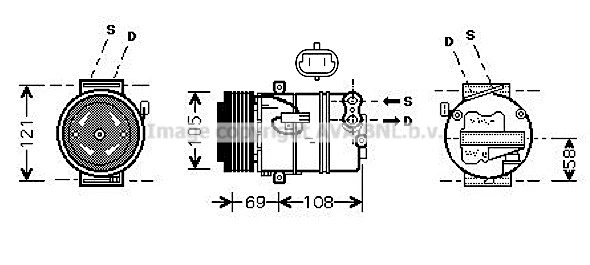 Compressor, air conditioning (OLAK426)
