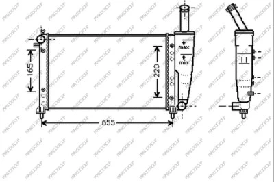 Radiator, engine cooling (FT133R006)