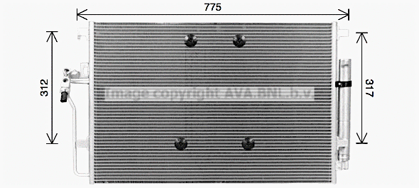 Condenser, air conditioning (MS5724D)