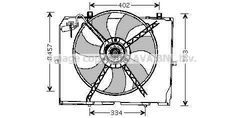 Fan, engine cooling (MS7503)