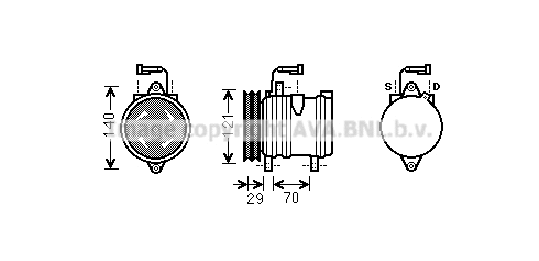 Compressor, air conditioning (FTK367)