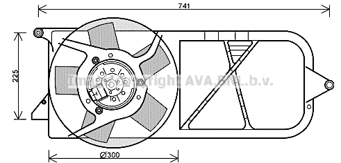 Fan, engine cooling (OL7537)