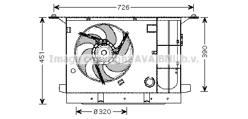Fan, engine cooling (CN7537)