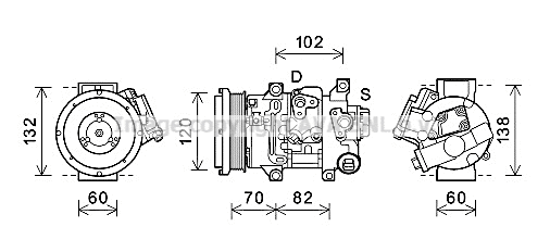Compressor, air conditioning (TOK721)