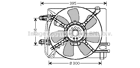 Fan, engine cooling (DW7505)