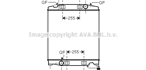 Radiator, engine cooling (IV2082)