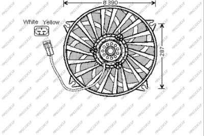 Fan, engine cooling (CI520F001)