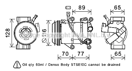 Compressor, air conditioning (TOK687)
