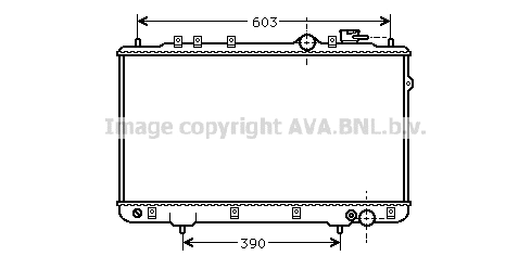 Radiator, engine cooling (HY2022)