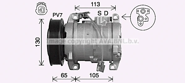 Compressor, air conditioning (HDK322)