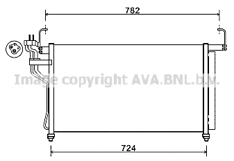 Condenser, air conditioning (HY5315D)