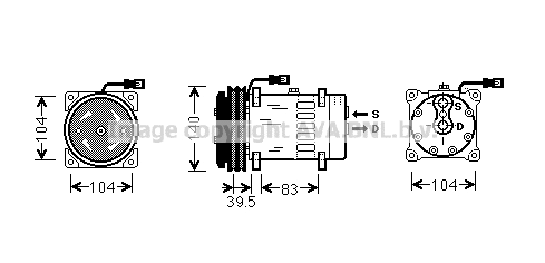 Compressor, air conditioning (MFAK004)