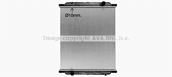 Radiator, engine cooling (RE2066N)