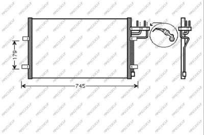 Condenser, air conditioning (FD422C001)