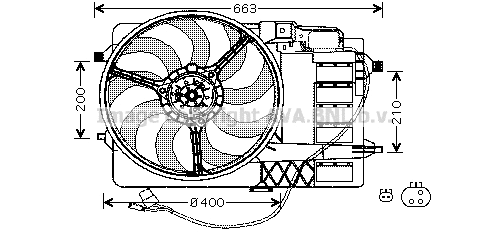 Fan, engine cooling (BW7506)