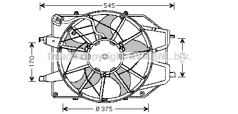Fan, engine cooling (FD7509)