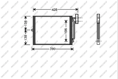 Condenser, air conditioning (PR620C001)