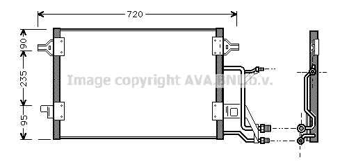 Condenser, air conditioning (AI5176)