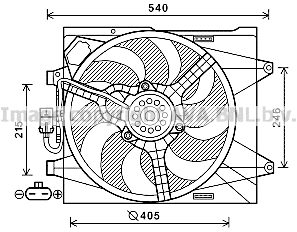 Fan, engine cooling (FT7582)