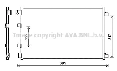 Condenser, air conditioning (DNA5406)