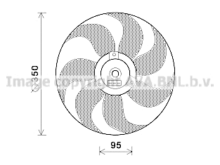 Fan, engine cooling (VN7511)