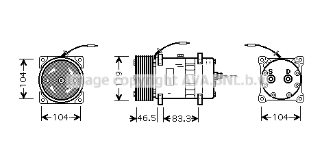 Compressor, air conditioning (UVAK123)