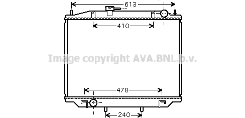 Radiator, engine cooling (DN2300)