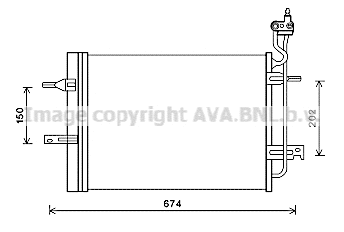 Condenser, air conditioning (OL5620D)