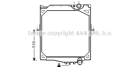 Radiator, engine cooling (VL2020)