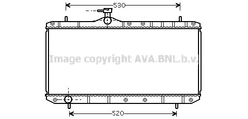 Radiator, engine cooling (SZ2062)