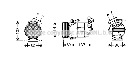 Compressor, air conditioning (RTK437)