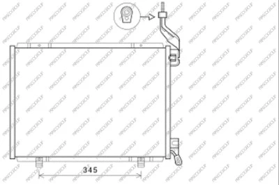 Condenser, air conditioning (FD344C006)