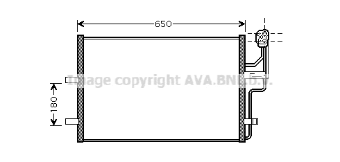 Condenser, air conditioning (MZ5186)