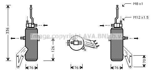 Dryer, air conditioning (FDD293)