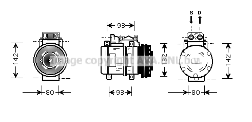 Compressor, air conditioning (MSK083)