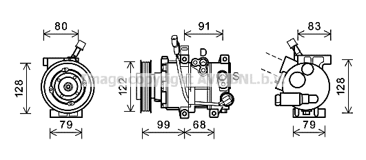 Compressor, air conditioning (HYK297)